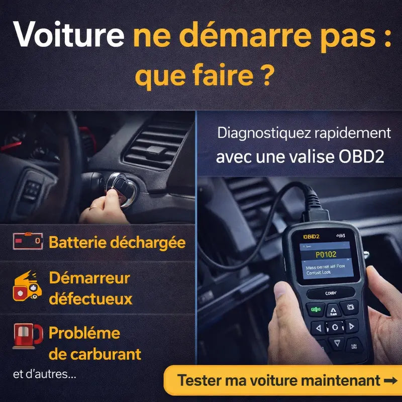 Voiture ne démarre pas : que faire ? (Guide simple 2026)