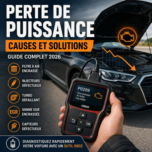Perte de puissance voiture diagnostic OBD2 causes et solutions moteur