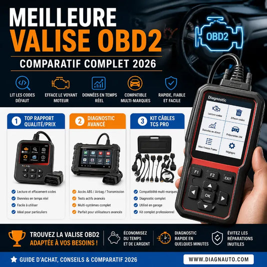 Meilleure valise OBD2 2026 comparatif diagnostic auto