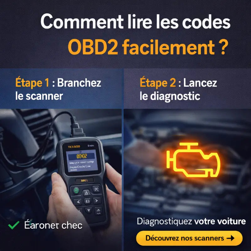 Comment lire les codes OBD2 facilement ? (Guide simple 2026)