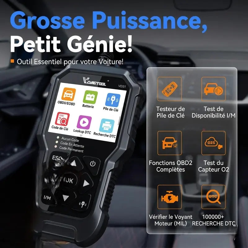 code P0101 diagnostic voiture débitmètre air OBD2 panne moteur