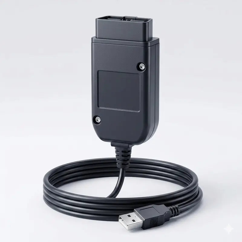 Cable USB pour interface diagnostic OBD2 automobile multimarque