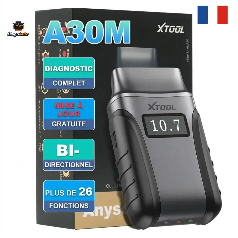 Scanner OBD2 Bluetooth XTOOL A30D diagnostic voiture professionnel multimarque smartphone